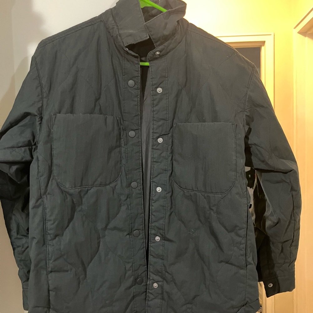 Alpine Design Black Ski Jacket Quilted Puffer